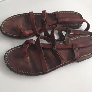 Barneys New York Leather Sandals